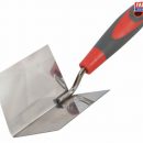 Faithfull Soft Grip Corner Trowel S/Steel