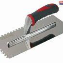 Faithfull Soft Grip Notched Trowel S/Steel 11 x 4 1/2in