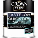 Crown Trade Fastflow Quick Drying Satin White 2.5ltr