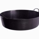 Gorilla Flexi Tub Large Shallow Black 35ltr