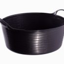 Gorilla Flexi Tub Small Shallow Black 15ltr