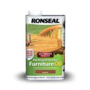 Ronseal Hardwood Garden Furniture Oil Natural Oak 1ltr