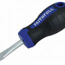 Faithfull Soft Grip Flared Screwdriver 6.5 x 38mm