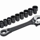 Crescent Adjustable Wrench & Spline Socket Set 11pc