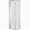 Premdor 6 Panel Moulded Textured Bi-fold Interior Doors