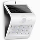 Luceco Solar Guardian Wall Light with PIR White 1.5watt