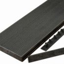 Cladco Hollow Deck Board End Trim Charcoal