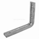 Fluted Angle Bracket Galvanised 3 x 2in