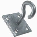 Hook on Plate Galvanised 63mm (1)