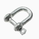 D Shackle Galvanised Untested 8mm (2)