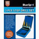 BlueSpot 3pc Step Drill Set 4-32mm