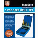 BlueSpot 3pc Step Drill Set 4-32mm