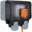 BG Smart Power Weatherproof Socket 2gang