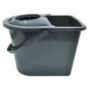 Plastic Mop Bucket & Wringer 12ltr