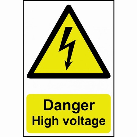 33f3449e-3fa1-4615-8eb5-ab071fa42d48.jpg Sign - Danger High Voltage 200x300mm - Image 1