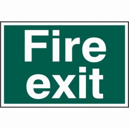69cd7ede-6379-40e8-b64c-fa698e2620f0_1.jpg Sign - Fire Exit Text Only (200x300) - Image 1