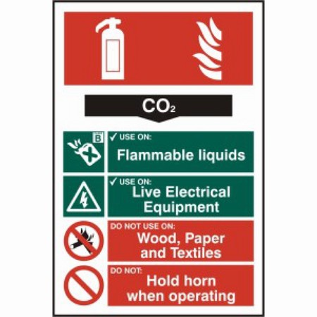 d9a9cefe-cfd6-47a2-9cc3-63bf0a3474ea_1.jpg Sign - Fire Extinguisher Composite - Co2 - Image 1