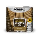 Ronseal Ultimate Protection Decking Oil Teak 5ltr