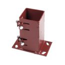 Metpost System 2 Bolt Down Flush Fit 100x100mm