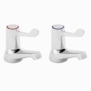 Deva Vitality Lever Bath Taps Chrome