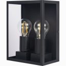 Luceco Azurar Twin Wall Lantern Black