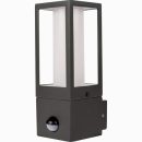 Luceco Azurar GU10 Wall Lantern with PIR Slate Grey