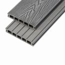 Cladco Hollow Deck Board Woodgrain Stone Grey 25x150mm x 4mtr