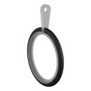 Colorail Curtain Rings Matt Black (10)