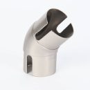 Rothley Handrail Tube Elbow 135deg Brush Nickel 40mm