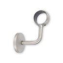 Rothley Handrail Tube Wall Bracket Brush Nickel 40mm