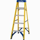 Werner Fibreglass Swingback Stepladder Trade 5 Tread