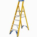 Werner Fibreglass Platform Stepladder Trade 5 Tread