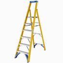 Werner Fibreglass Platform Stepladder Trade 6 Tread