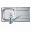Prima 1 Bowl Inset Stainless Steel Sink & Tap Pack