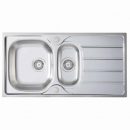 Prima 1.5 Bowl Stainless Steel Sink 965x500mm