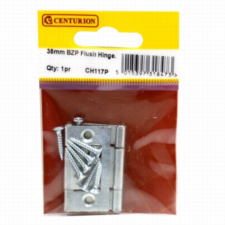 CH117P.jpg Centurion Flush Hinge BZP 38mm - Image 1
