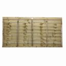 Tafs Lap Fence Panel Treated Green 6ft x 2ft