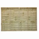 Tafs Lap Fence Panel Treated Green 6ft x 4ft