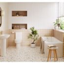 Laurus Full Suite with Bath, Taps & Waste Black