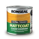 Ronseal Ultra Tough Varnish Mattcoat 250ml