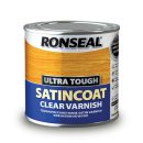 Ronseal Ultra Tough Varnish Satincoat 750ml