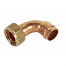 Solder Ring Bent Tap Connector 15mm x 1/2in