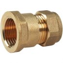 Compression Coupling Female Iron 15mm x 1/2in