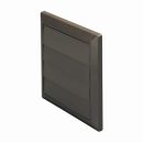 Domus Easipipe 125 Wall Outlet with Gravity Flaps Brown