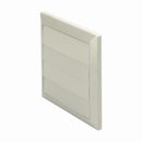 Domus Easipipe 125 Wall Outlet with Gravity Flaps White