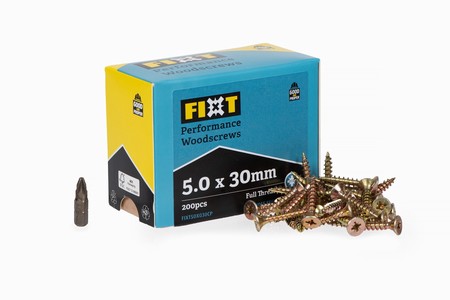PS_5x30_gp_box_01.jpg FIXT Performance Woodscrews ZYP 5.0x30mm (200) - Image 1