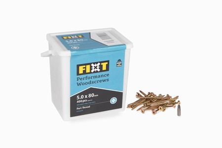 PS_5x80_gp_tub_01.jpg FIXT Performance Woodscrews ZYP 5.0x80mm Tub (400) - Image 1