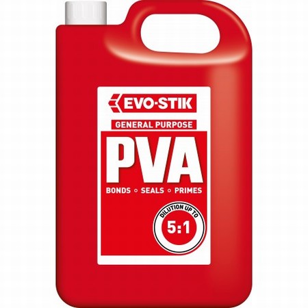 Evo-Stik General Purpose PVA 5L 30811822.jpg.png Evo-Stik Evobond PVA 5ltr - Image 1