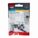 Timco Metal Speed Plugs with Screws (Pack of 5) - Image 2
