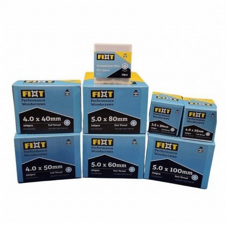 fixt-trade.jpg FIXT Performance Woodscrews Trade Pack - Image 1